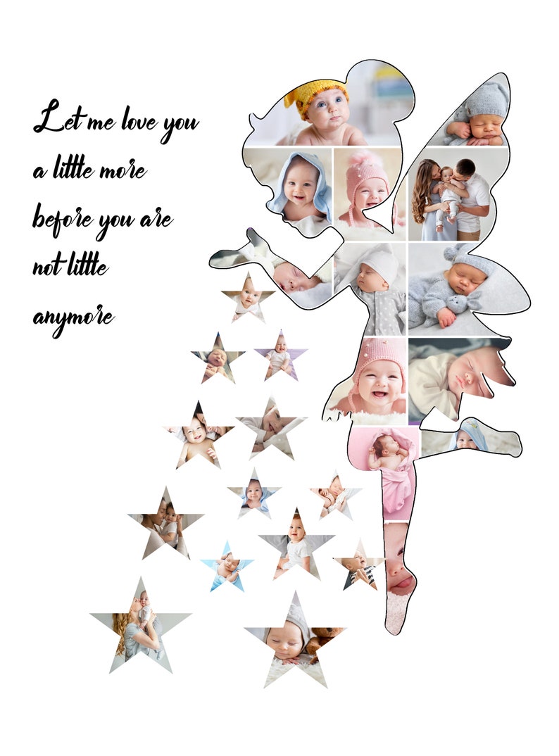Buy Baby Photo Collage Template in PSD Photo Collage Gift Online in ...