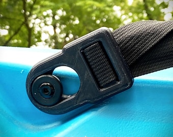 2 clips para asiento de kayak resistentes, antideslizantes y de por vida (2 pares)