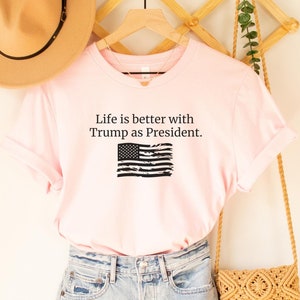 President Trump Shirt, Trump Tee, Election 2024, Donald Trump, Trump Merch, Trump Supporter Shirt, 47th President Shirt, Trendy Trump 2024