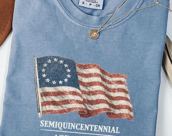 America 250th Anniversary Shirt, USA 250th Tee, Retro American Flag Shirt, July 4th Shirt, Independence Day Shirt, Semiquincentennial Gift