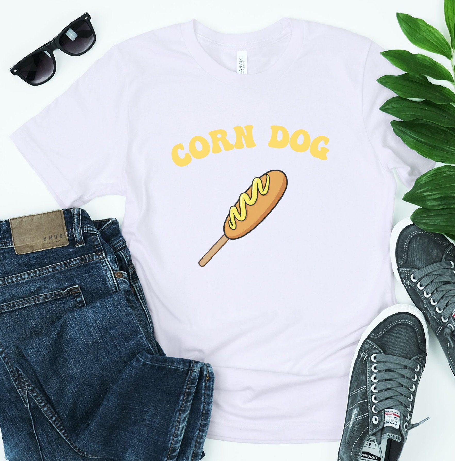Corn Dog Shirt State Fair Shirt Funny Food Shirt Foodie Etsy