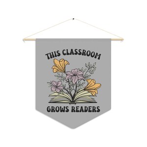 Elementary Classroom Pennant, Classroom Banner, Classroom Wall Decorations, Classroom Door Sign, Reading Teacher Decor, Boho Classroom Decor Bild 3
