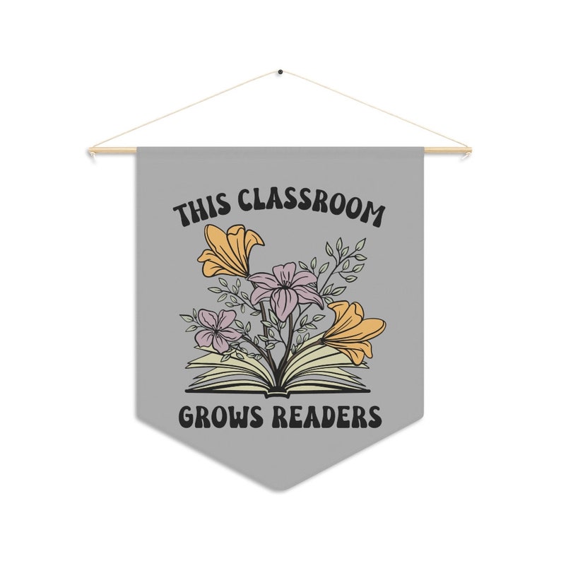 Elementary Classroom Pennant, Classroom Banner, Classroom Wall Decorations, Classroom Door Sign, Reading Teacher Decor, Boho Classroom Decor Bild 3