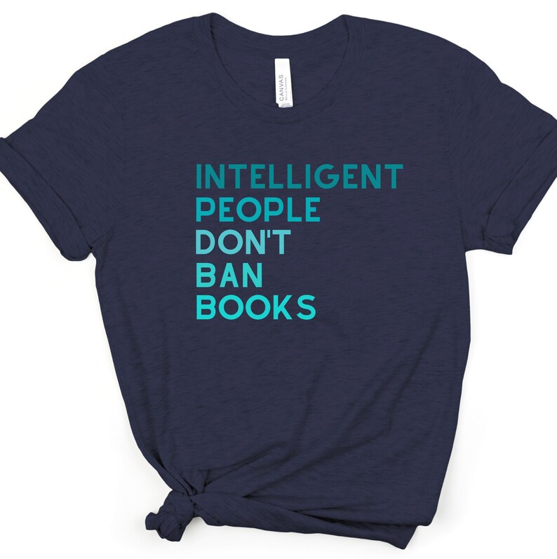 Read Banned Books Shirt, Banned Books Shirt, Good Day to Read Banned Books, Ban Books Shirt, Librarian Gifts, Reading Shirt, Bookish Shirt Navy