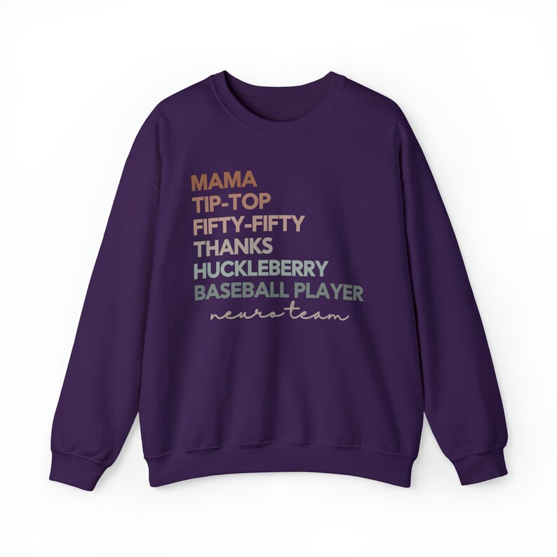 Escala de accidentes cerebrovasculares NIH, camisa de enfermera neuro, sudadera neuro, enfermera neuro UCI, camisa de neurología, neuro UCI, regalo de neurología, sudadera neurólogo Purple