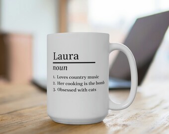 Name Definition Mug, Definition Mug, Name Mug, Customizable Mug, Custom Text Mug, Name Coffee Mug, Funny Definition Mug, Name Meaning Mug