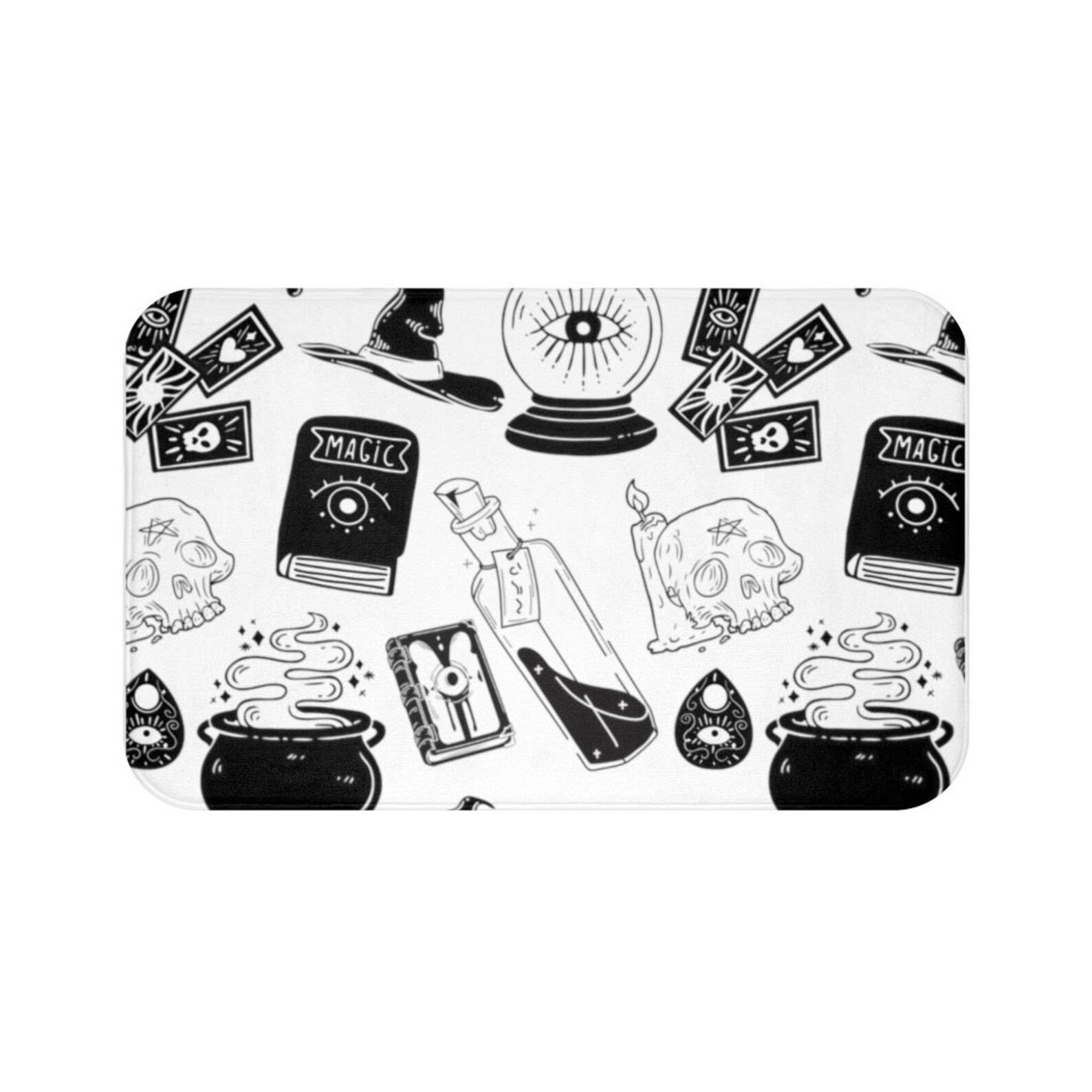 Chiromancy Gothic Witch Floor Mat