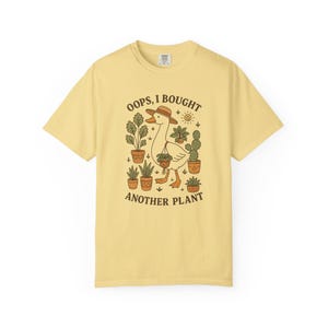 Camiseta para amantes de las plantas, camiseta divertida de plantas, camiseta para mamás de plantas, regalo para jardineros, camiseta de plantas de interior, camiseta de plantas estilo cottagecore, camiseta de ganso, camiseta con humor sobre plantas Butter