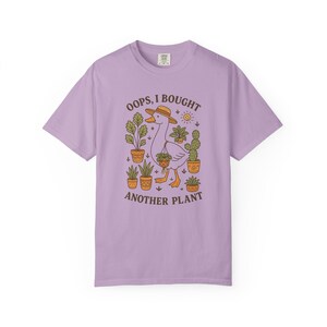 Camiseta para amantes de las plantas, camiseta divertida de plantas, camiseta para mamás de plantas, regalo para jardineros, camiseta de plantas de interior, camiseta de plantas estilo cottagecore, camiseta de ganso, camiseta con humor sobre plantas Orchid
