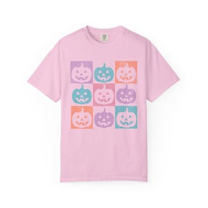 Summerween Shirt, Summer Halloween Shirt, Colorful Pumpkin Shirt, Comfort Colors Pumpkin Shirt, Jack O Lantern Shirt, Halloween Beach Shirt Blossom