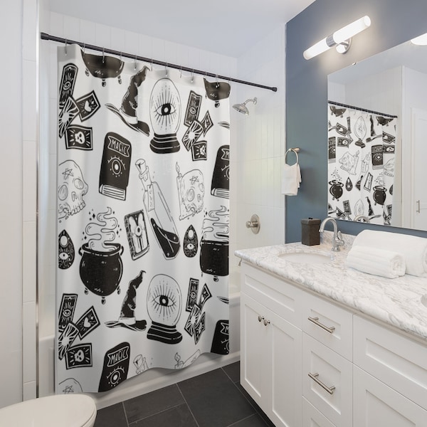 Halloween Shower Curtain Etsy