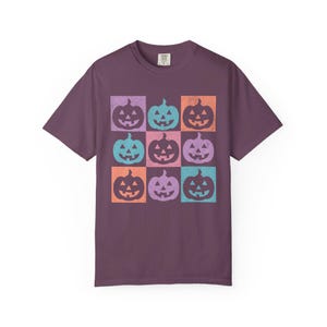 Summerween Shirt, Summer Halloween Shirt, Colorful Pumpkin Shirt, Comfort Colors Pumpkin Shirt, Jack O Lantern Shirt, Halloween Beach Shirt Berry
