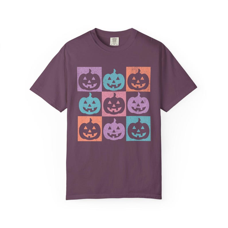 Summerween Shirt, Summer Halloween Shirt, Colorful Pumpkin Shirt, Comfort Colors Pumpkin Shirt, Jack O Lantern Shirt, Halloween Beach Shirt Berry