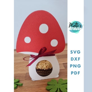 Digitale Plotterdatei, Glückspilz, Glück, Geburtstag, Prüfung, Tischdeko