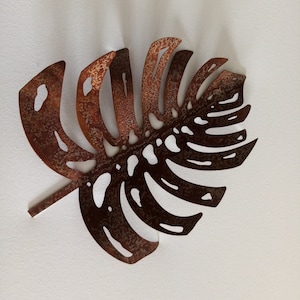 Handcrafted rustic metal leaf wall decoration art hanging Garden