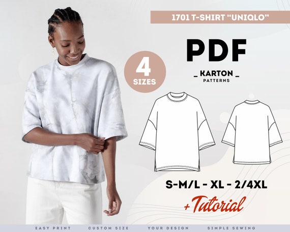 Oversized shirt pattern Clearance