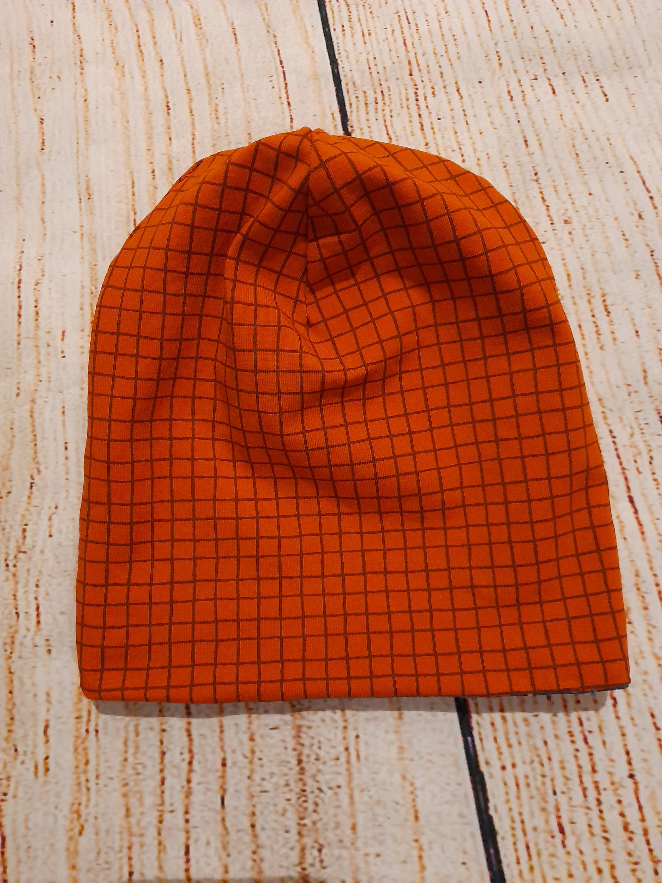 Reversible Beanie Head Circumference 46 Cm Etsy