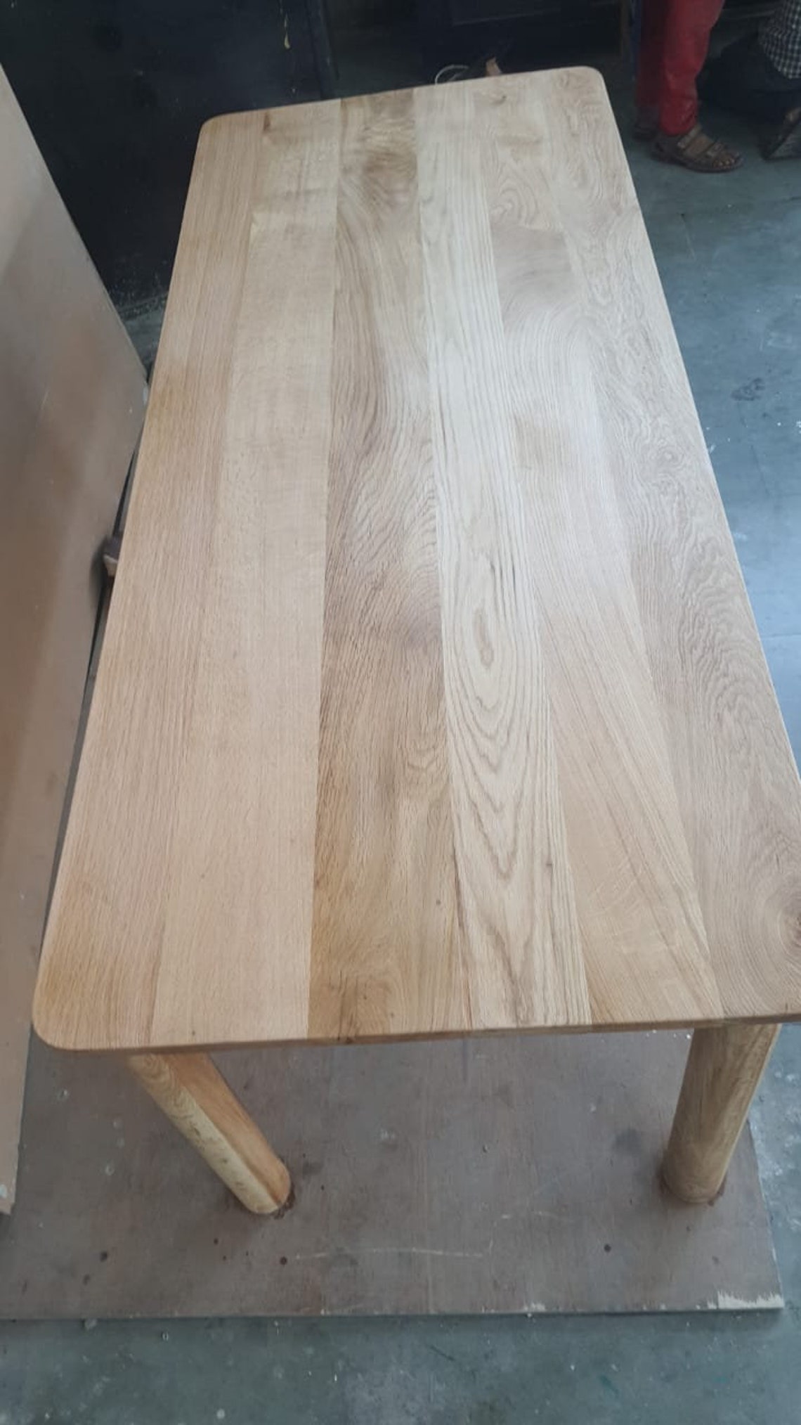 Solid White Oak Dining Table Etsy