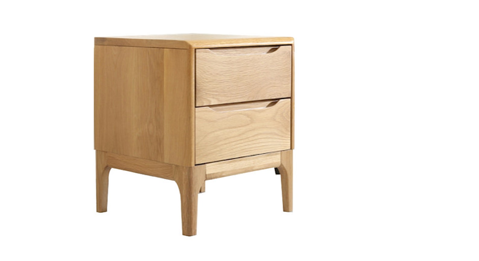 Nightstand White Oak Wood - Etsy