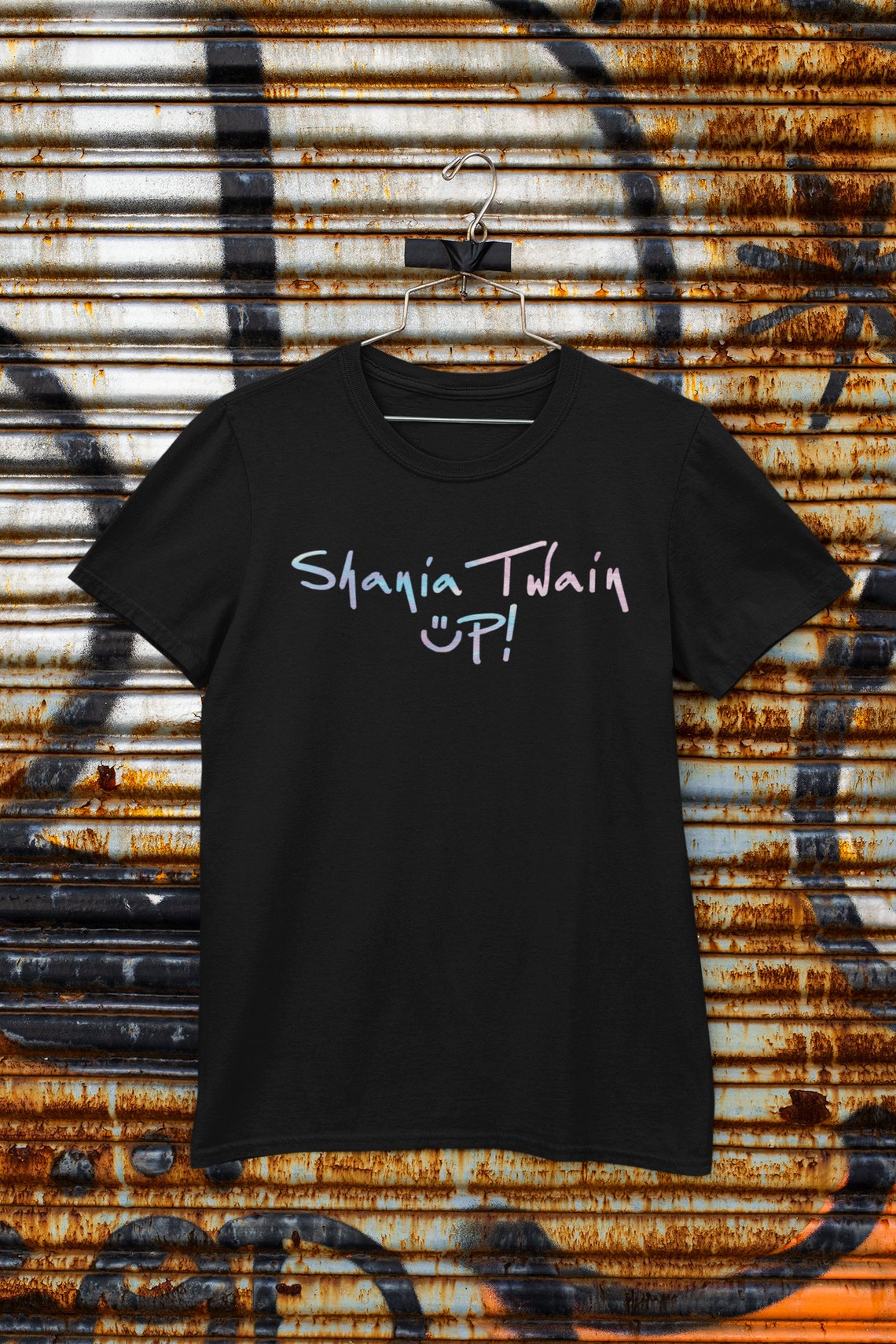 Shania Twain TieDye Logo Jersey Kurzärmeliges TShirt Etsy