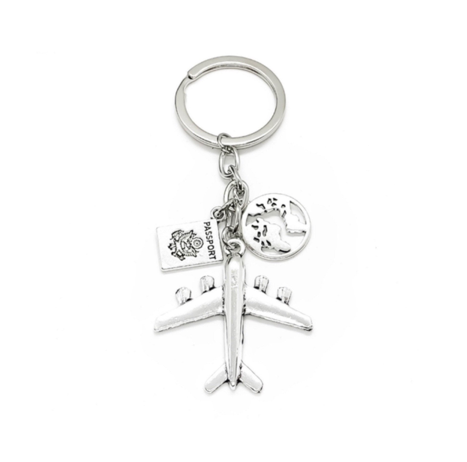Passport photo shop keyring