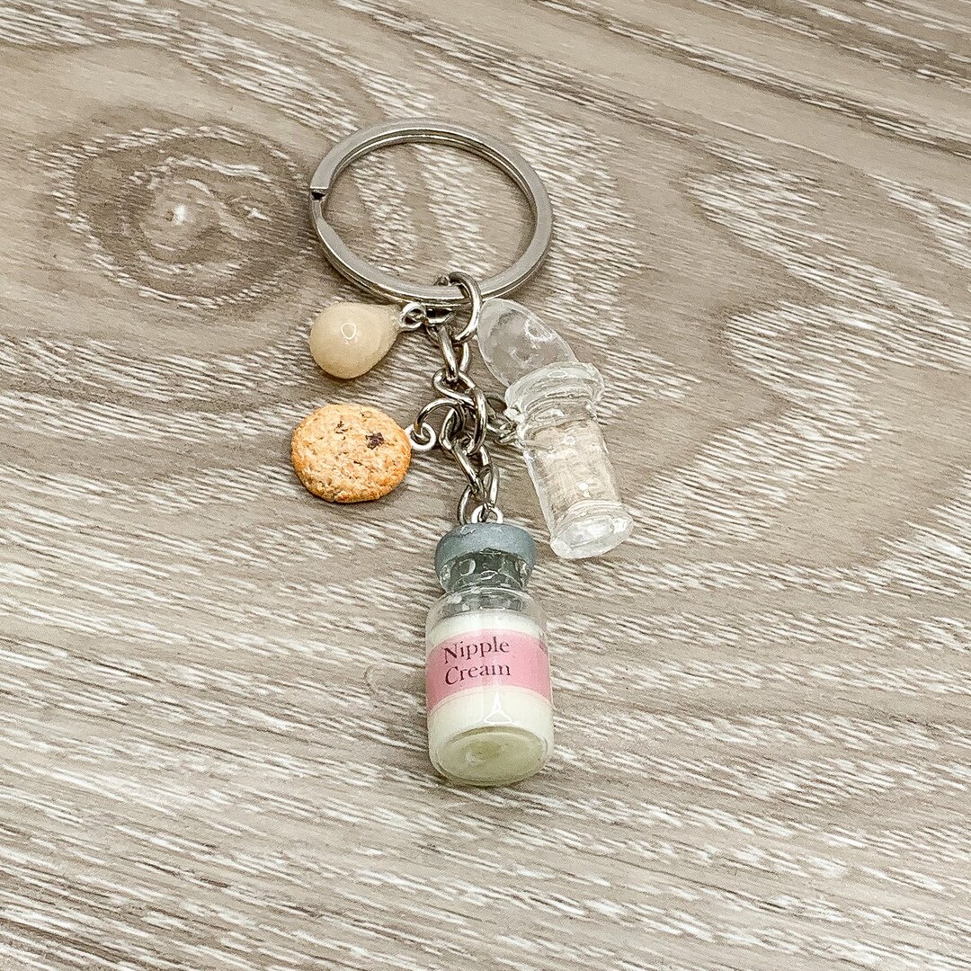 Breastfeeding Keychain, Breastfeeding Keepsake, 12 Months Breastfeeding