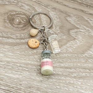 Porte-clés d&#39;allaitement, souvenir d&#39;allaitement, cadeau d&#39;étape importante de l&#39;allaitement de 12 mois, voyage avec le tire-lait, cadeau responsabilisant pour le post-partum