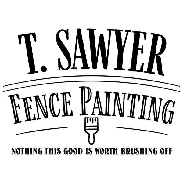 T. Sawyer Fence Painting