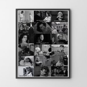 Vintage Movie Quotes Collage