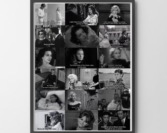Vintage Movie Quotes Collage