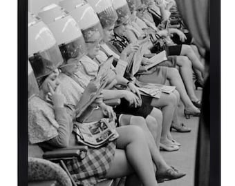 Ladies At The Salon - Retro