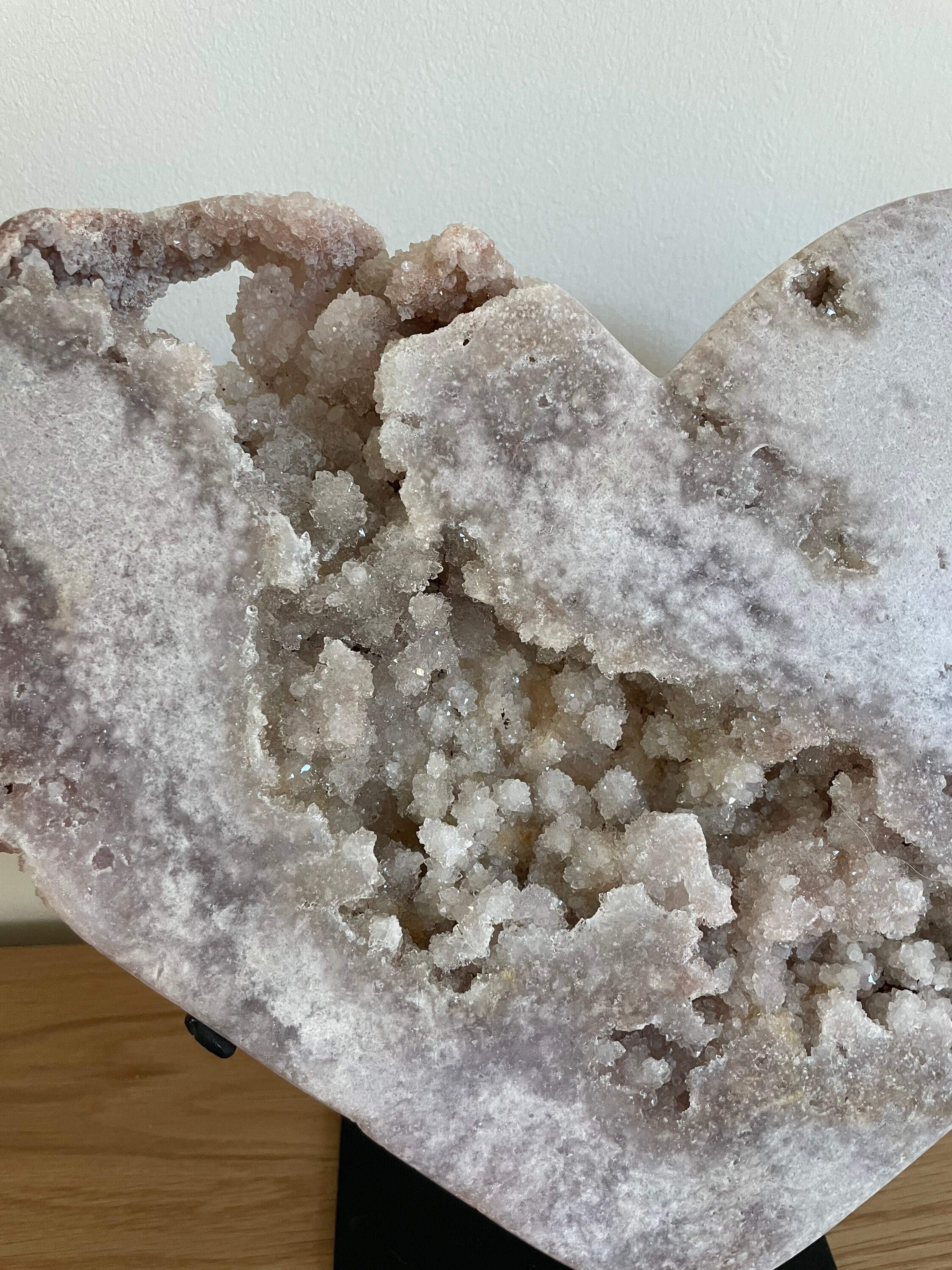 大きなピンクアメジストハート、希少なピンクアメジスト、 - Etsy 日本