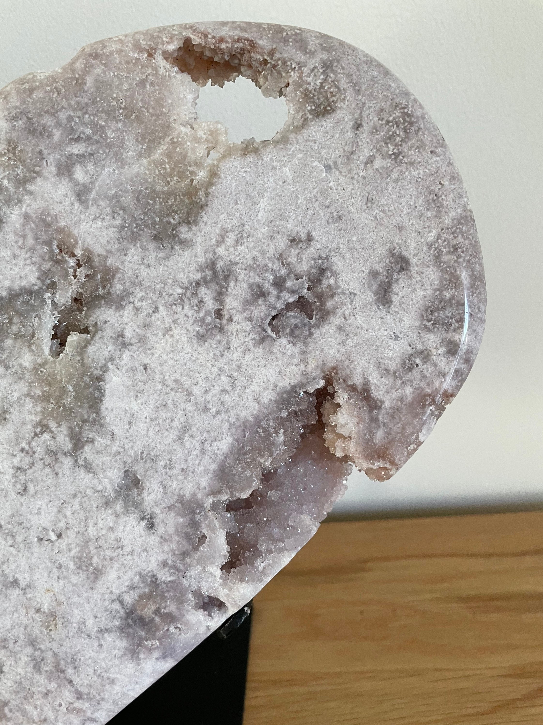 大きなピンクアメジストハート、希少なピンクアメジスト、 - Etsy 日本