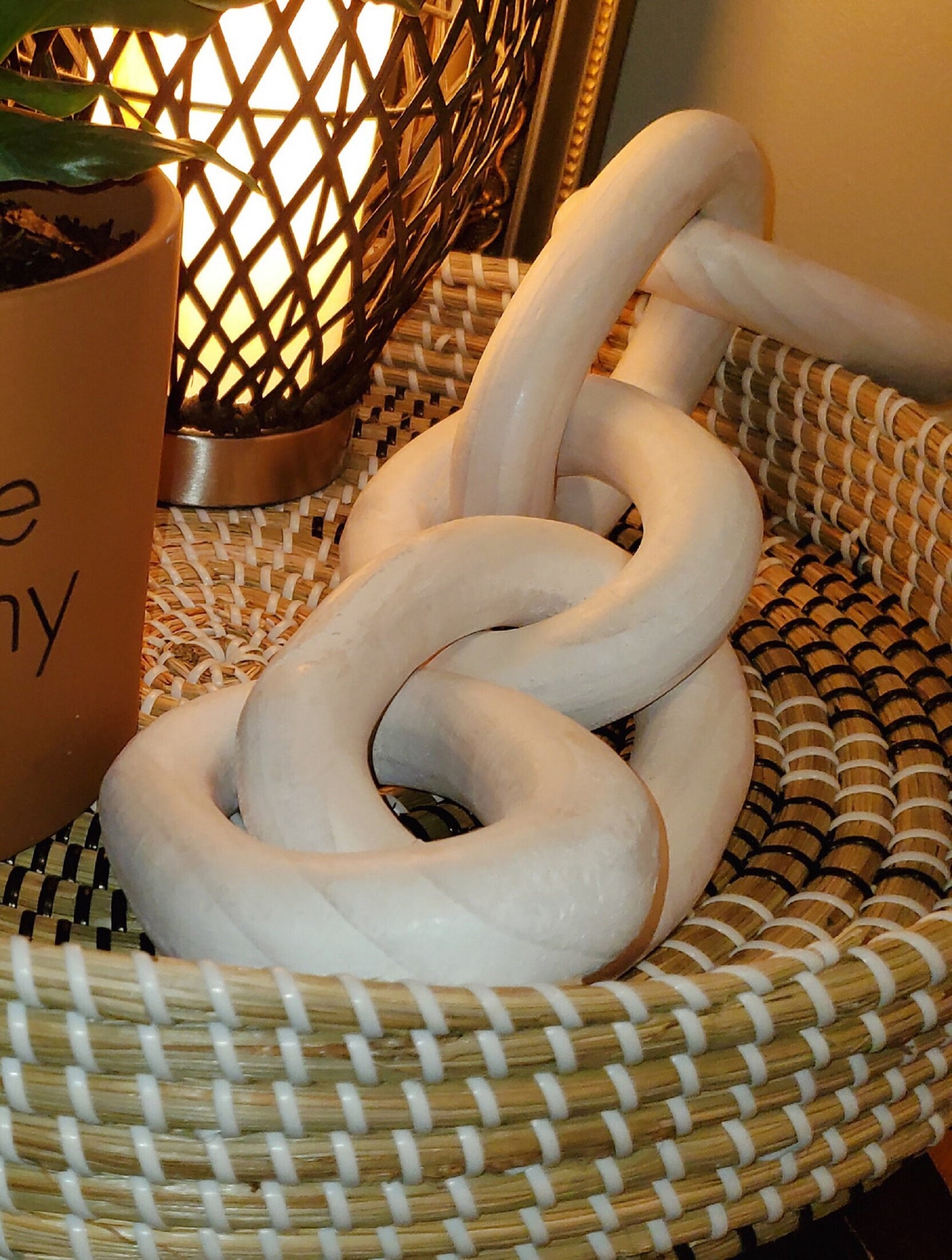 Decorative Wood Link ChainRustic Wood Chain Link Decor Etsy