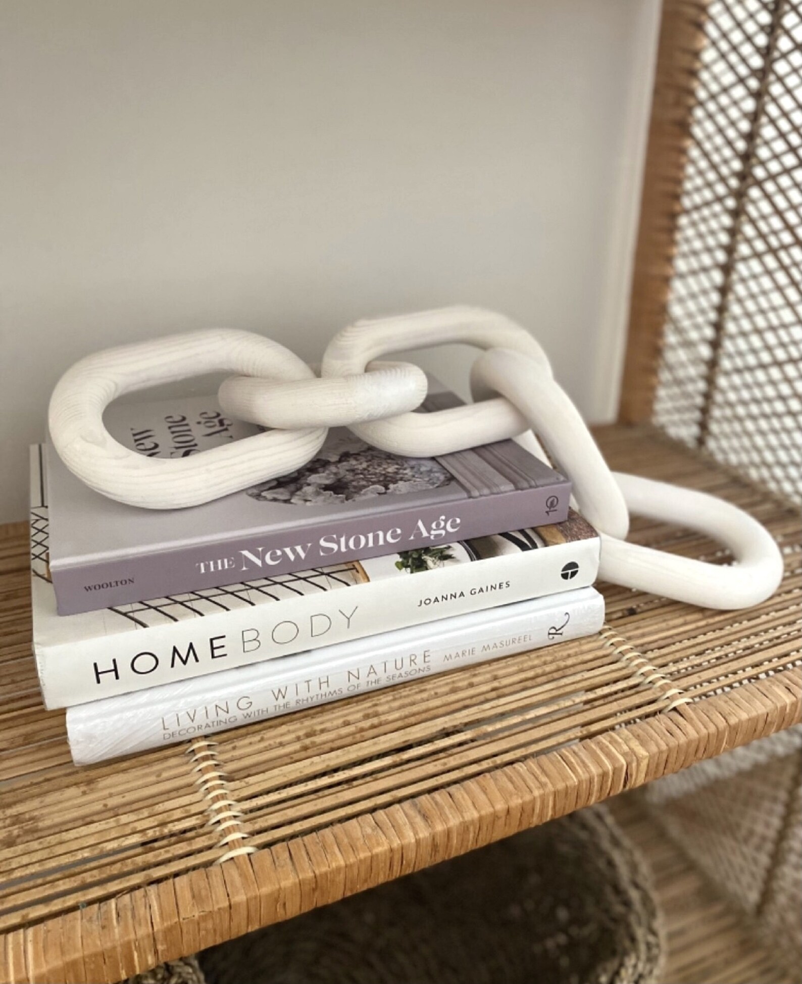 Decorative Wood Link ChainRustic Wood Chain Link Decor Etsy