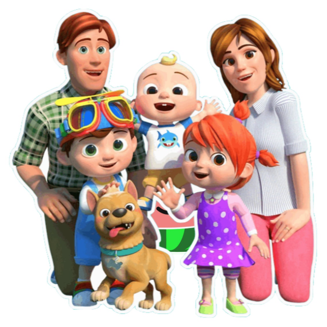 Pre Cut Edible Cake Topper/ Family/ Etsy