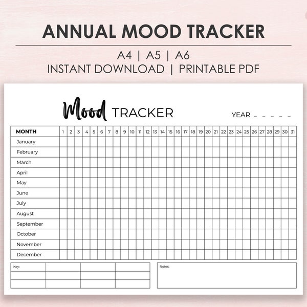 Mood Tracker - Etsy
