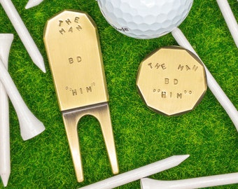 Golf Ball Marker For Golfers Gifts For Golf Gifts For Mens Gift Golf Groomsmen Gifts Golf Divot Tool Personalized Golf Custom Golf Custom