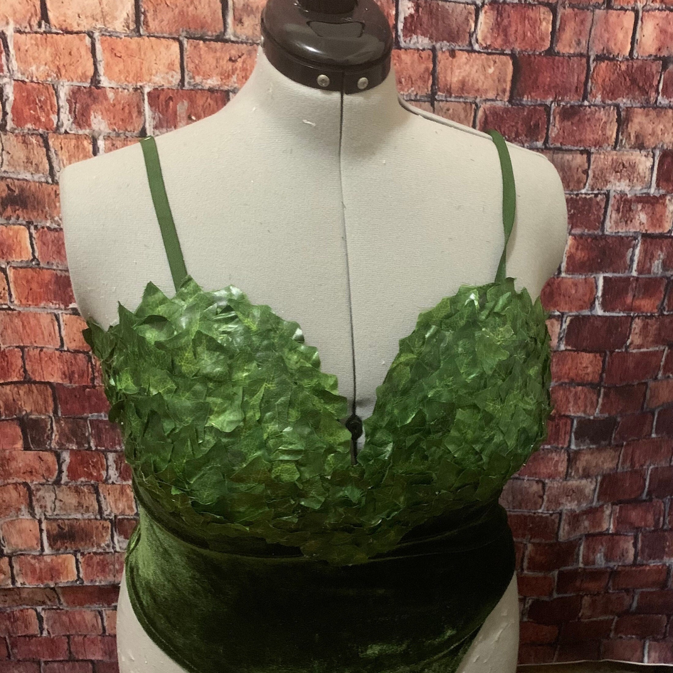 Unique Poison Ivy Full Costume/ Green Ivy Cosplay Bodysuit - Etsy