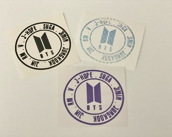 BTS "Members/Logo" Decal