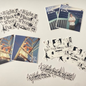 BTS RM &quot;rpwp&quot; Matted Die Cut Sticker
