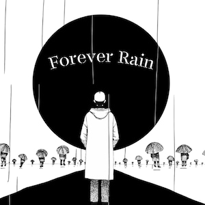 BTS RM &quot;Forever Rain&quot; Premium Vinyl Sticker