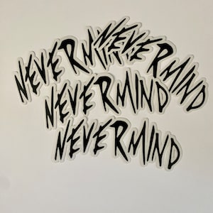 BTS Jimin &quot;Nevermind&quot; Die Cut Sticker