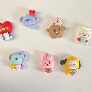 BTS 7 Pins and BT21 &quot;Pin, Car Vent, or Magnet&quot;