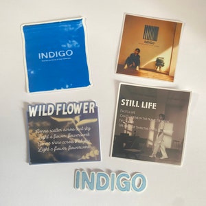 BTS RM &quot;Indigo&quot; Die Cut Sticker