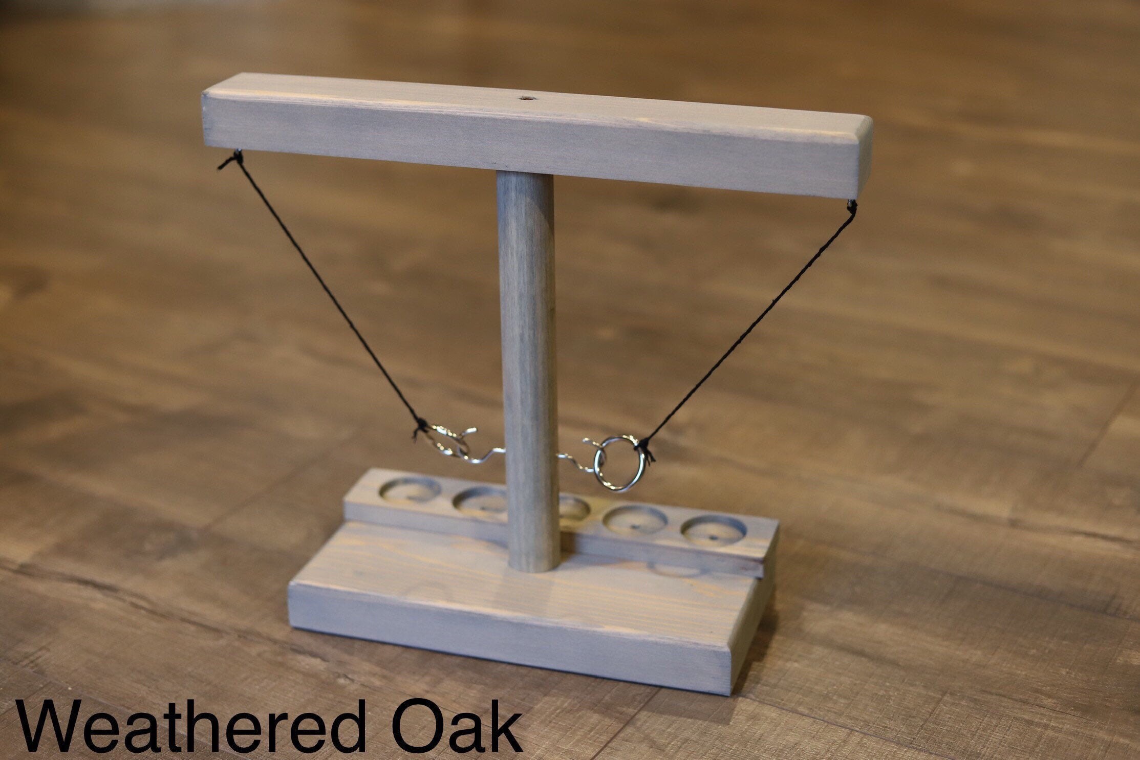 Ring Swing Drinking Game Wooden Ring and Hook Game Hook the Etsy