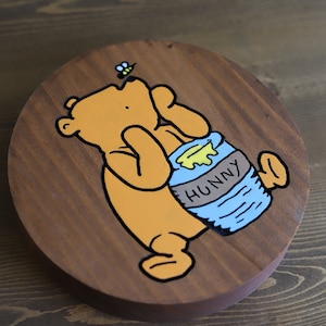 Winnie the Pooh Wooden Plaque Art