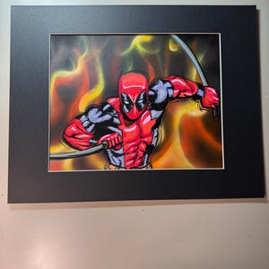Fan Art Acrylic Drawing 8x10