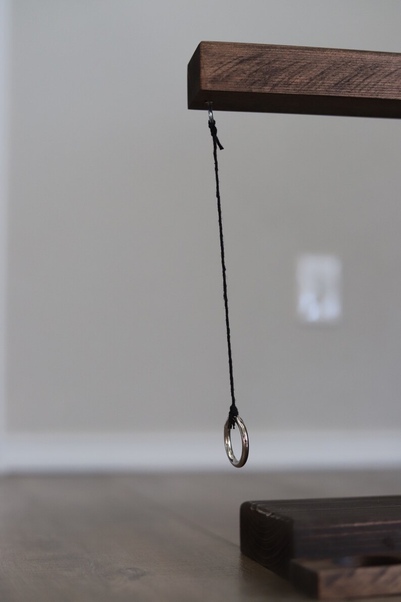 Ring Swing Drinking Game Wooden Ring and Hook Game Hook the Etsy