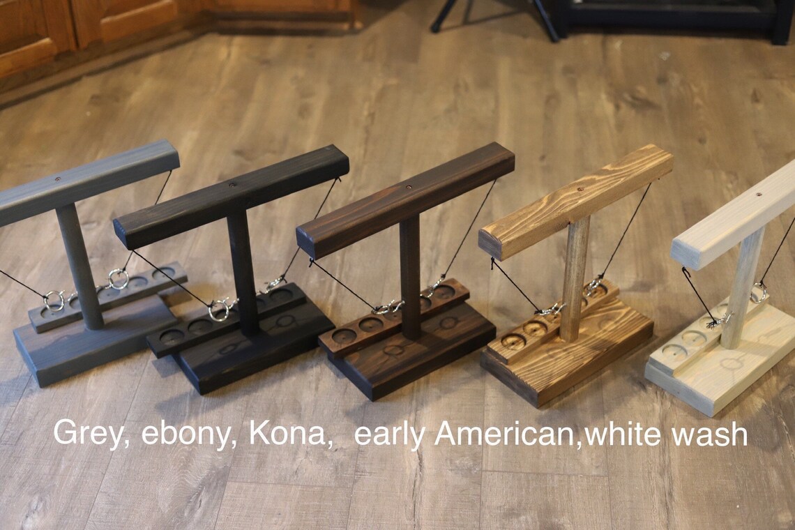 Ring Swing Drinking Game Wooden Ring and Hook Game Hook the Etsy